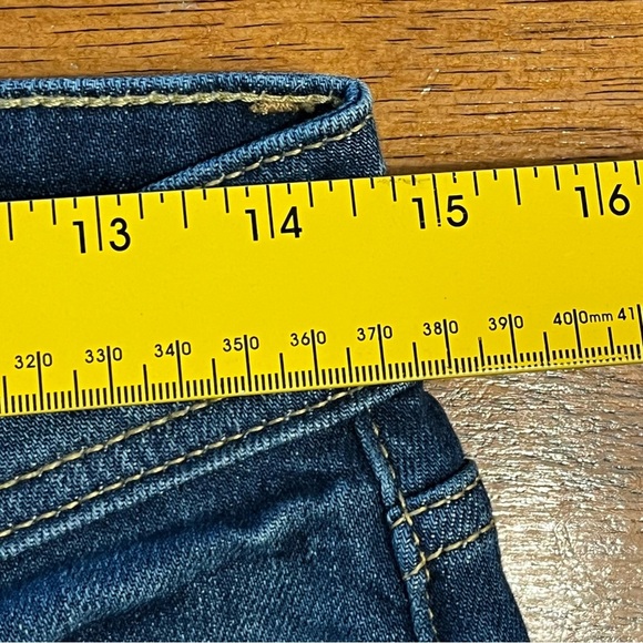 Pilcro and the Letterpress slim boyfriend blue denim jeans size 25 - Picture 8 of 13